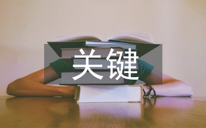 商业模式的关键业务